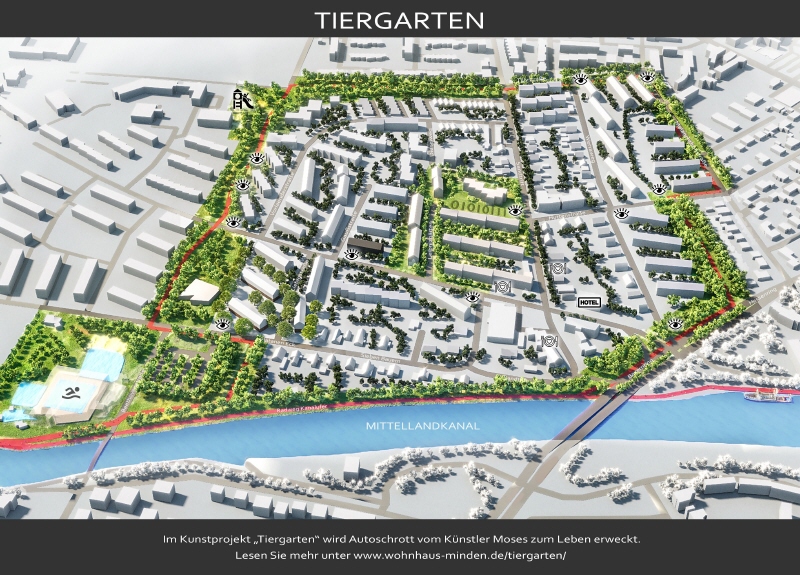 Lageplan Tiergarten