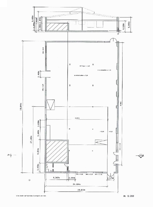 Grundriss Halle 19