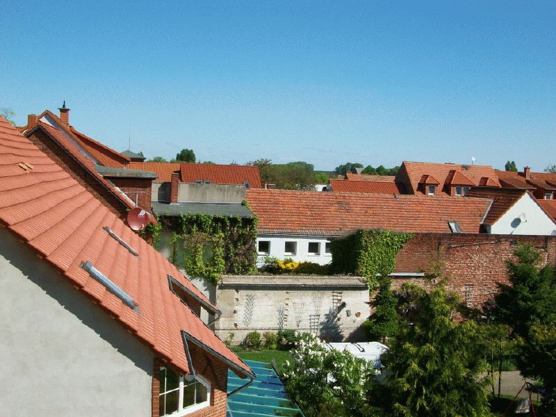 Blick vom Balkon