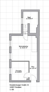 Brandenburger Str 53 kleine Wohnung