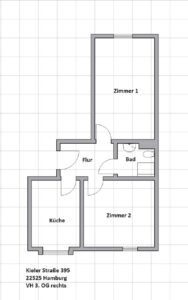 Kieler Str 395 ME 1040 VH 3 OG rechts