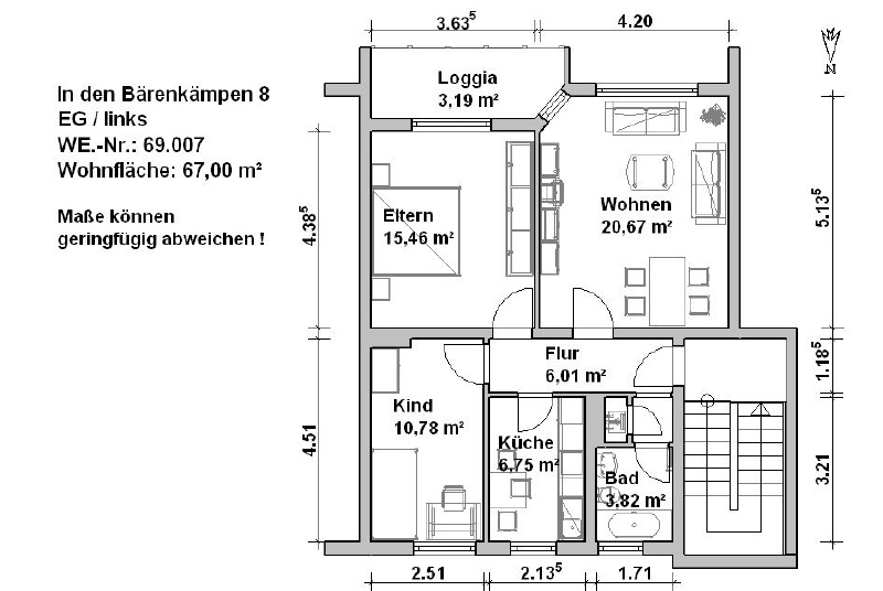 VE 69007 In den Bärenkämpen 8   EG li