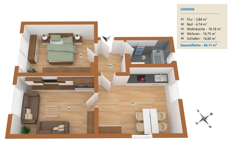 Perfekt für Studenten! Nahe FH - Photo 4